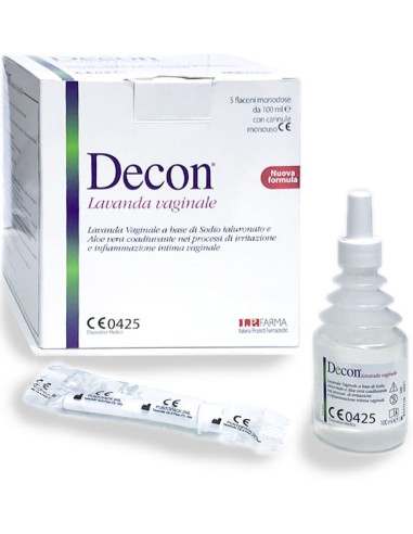 DECON LAVANDA VAGINALE 5 FLACONI DA 100 ML