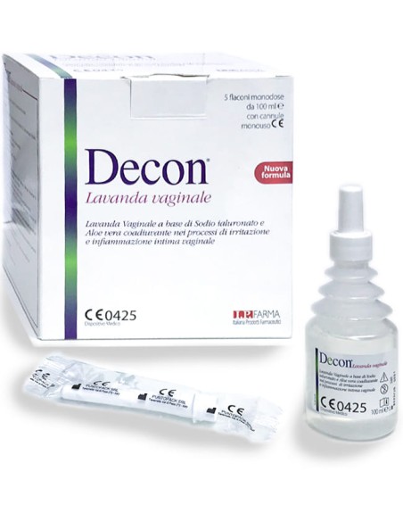 DECON LAVANDA VAGINALE 5 FLACONI DA 100 ML