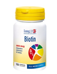 LONGLIFE BIOTIN 900 MCG 100 COMPRESSE