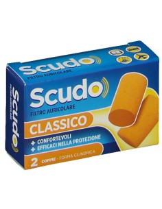 SCUDO FILTRO AURICOLARE CLASSICO SNR 36 DB 7-12MM 2 PAIA