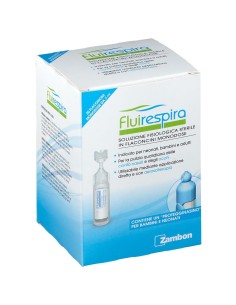 FLUIRESPIRA SOLUZIONE FISIOLOGICA STERILE 30 FLACONCINI MONODOSE DA 5ML