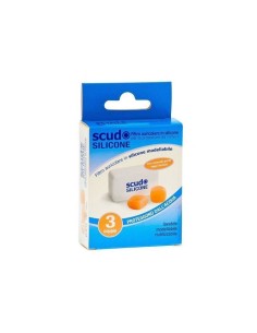 TAPPO AURICOLARE EARPLUG SCUDO IN SILICONE 3 COPPIE 6 PEZZI ARTICOLO 7EN091
