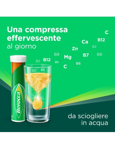 BEROCCA PLUS 15 COMPRESSE EFFERVESCENTE