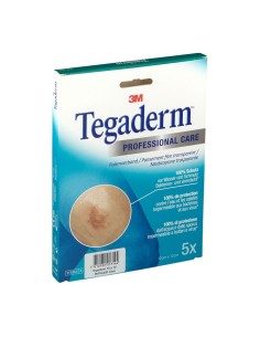 MEDICAZIONE TRASPARENTE STERILE SEMIPERMEABILE IN POLIURETANO TEGADERM FILM CM10X12 5 PEZZI