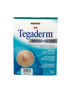 MEDICAZIONE TRASPARENTE STERILE SEMIPERMEABILE IN POLIURETANO TEGADERM FILM CM10X12 5 PEZZI 2