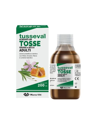 TUSSEVAL SCIROPPO TOSSE ADULTI 200 ML
