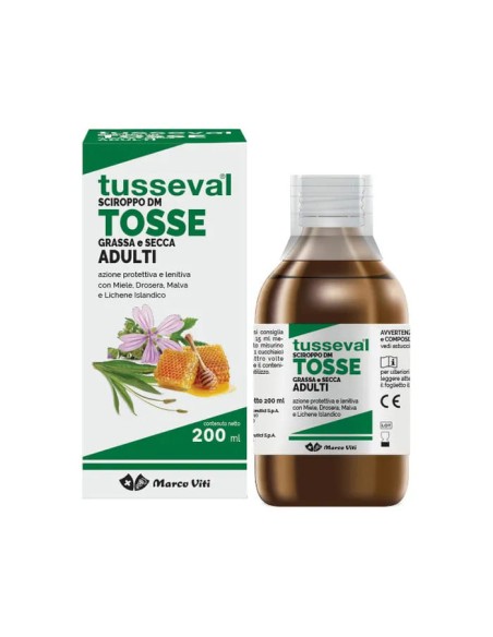 TUSSEVAL SCIROPPO TOSSE ADULTI 200 ML