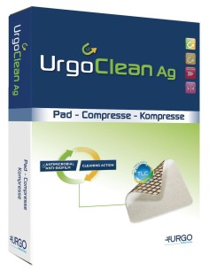 MEDICAZIONE TNT ASSORBENTE GELIFICANTE URGOCLEAN AG/SILVER 6X6CM 5 PEZZI