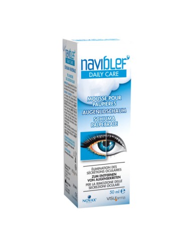 NAVIBLEF DAILY CARE SCHIUMA PER RIMOZIONE SECREZIONI OCULARI DA PALPEBRE E CIGLIA 50 ML