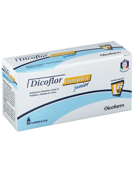 DICOFLOR COMPLEX JUNIOR 12 FLACONI DA 10 ML