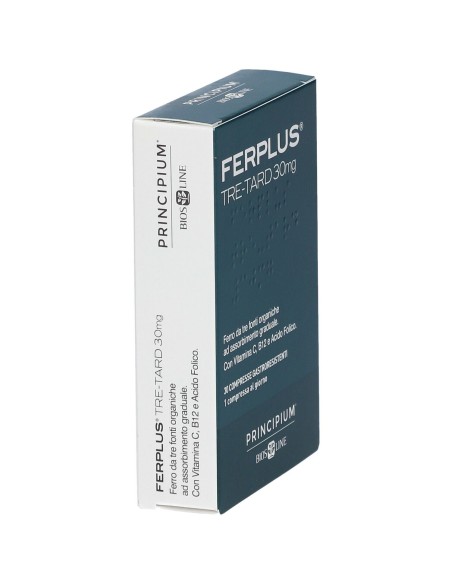 PRINCIPIUM FERPLUS TRE RETARD 30MG 30 COMPRESSE GASTRORESISTENTI