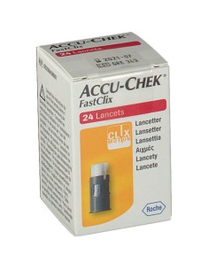 LANCETTE PUNGIDITO ACCU-CHEK FASTCLIX 24 PEZZI