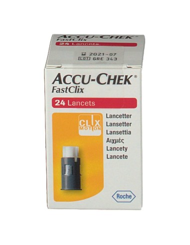 LANCETTE PUNGIDITO ACCU-CHEK FASTCLIX 24 PEZZI