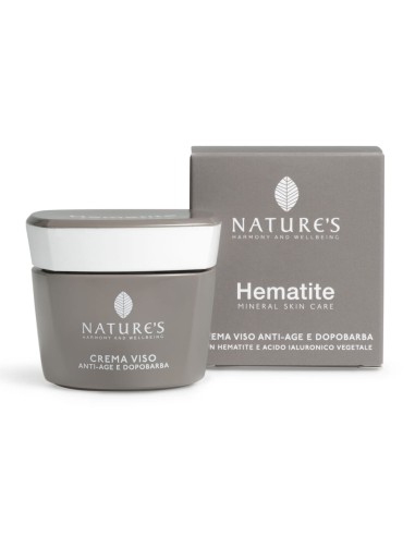 NATURE'S HEMATITE CREMA VISO ANTIAGE DOPOBARBA 50 ML