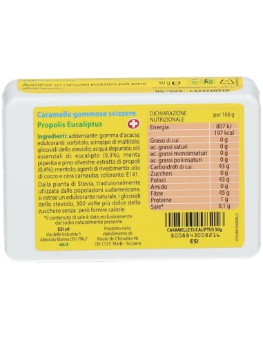 ESI PROPOLAID PASTIGLIE MORBIDE EUCALIPTO 50 G