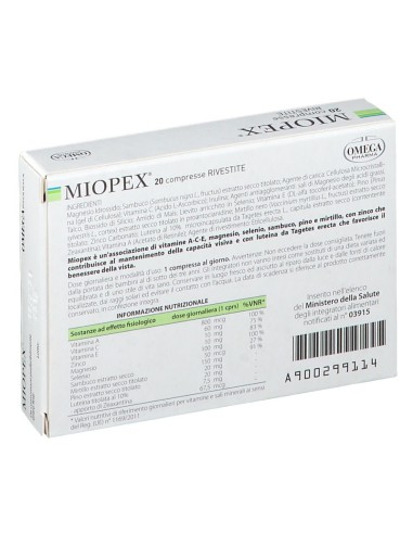 MIOPEX 20 COMPRESSE