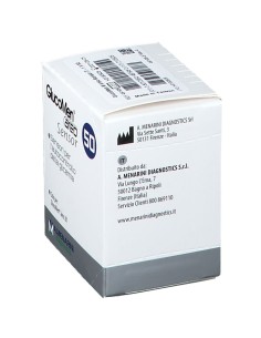 STRISCE MISURAZIONE GLICEMIA GLUCOMEN AREO SENSOR 50 PEZZI 2
