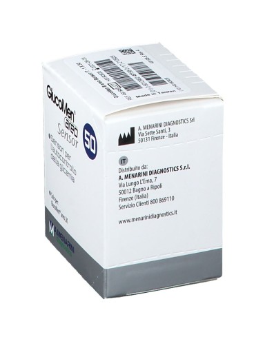 STRISCE MISURAZIONE GLICEMIA GLUCOMEN AREO SENSOR 50 PEZZI
