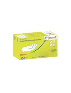 GUANTO MONOUSO SENSILATEX IN LATTICE TALCATO AQL 1,0 TAGLIA XL 100 PEZZI