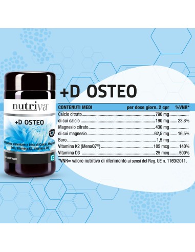 NUTRIVA +D OSTEO 60 COMPRESSE