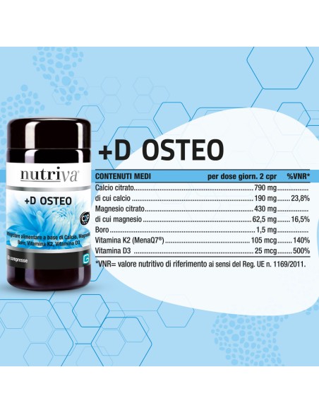 NUTRIVA +D OSTEO 60 COMPRESSE