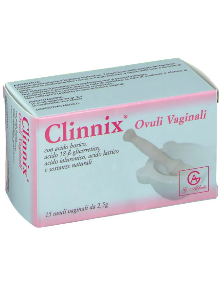 CLINNIX 15 OVULI VAGINALI 2,5 G