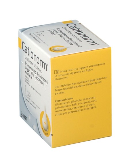 CATIONORM GOCCE 30 FIALE MONODOSE DA 0,4 ML