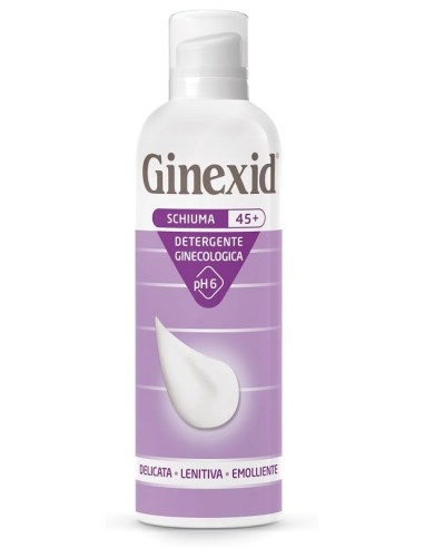 GINEXID 45+ SCHIUMA DETERGENTE GINECOLOGICA 150 ML