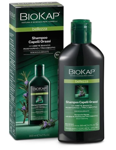 BIOKAP BELLEZZA SHAMPOO CAPELLI GRASSI CON TRICOBIOTIC 200 ML