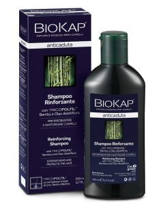 BIOKAP SHAMPOO RINFORZANTE ANTICADUTA CON TRICOBIOTIC NUOVA FORMULA 200 ML