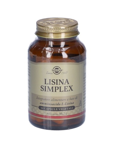 LISINA SIMPLEX 50 CAPSULE VEGETALI