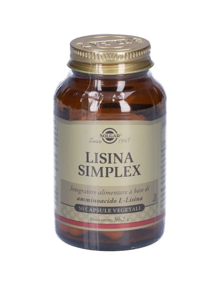 LISINA SIMPLEX 50 CAPSULE VEGETALI