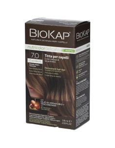 BIOS LINE BIOKAP NUTRICOLOR DELICATO RAPID TINTA 7,0 BIONDO MEDIO NATURALE 135 ML 2