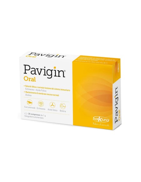 PAVIGIN ORAL 20 COMPRESSE