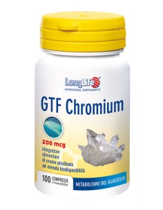 LONGLIFE GTF CHROMIUM 100 COMPRESSE RIVESTITE