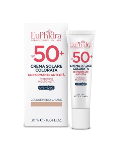 EUPHIDRA KALEIDO CREMA COLORATA MEDIO-CHIARO VISO SPF50+ 30 ML