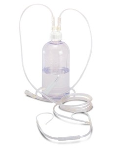 KIT COMPLETO PER OSSIGENOTERAPIA, GORGOGLIATORE CON OCCHIALI