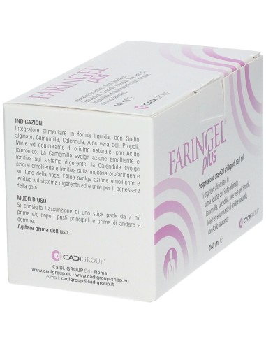 FARINGEL PLUS 20 STICK PACK 7 ML
