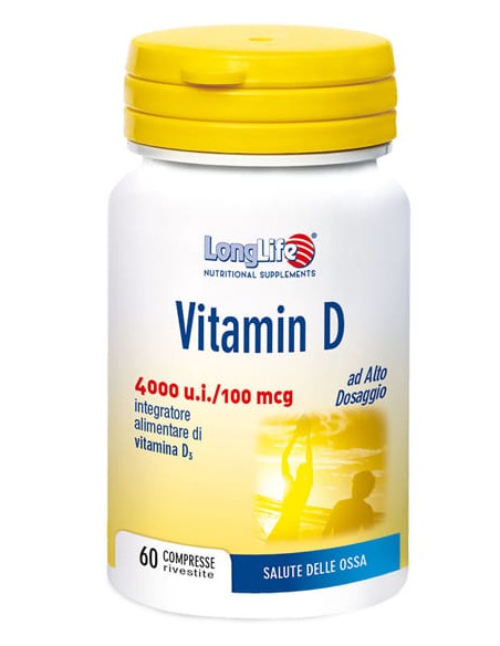 LONGLIFE VITAMIN D 4000UI 60 COMPRESSE DIVISIBILI