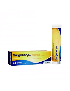 SARGENOR PLUS 14 COMPRESSE EFFERVESCENTI DA 4,5 G