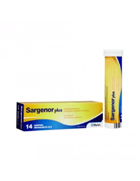 SARGENOR PLUS 14 COMPRESSE EFFERVESCENTI DA 4,5 G