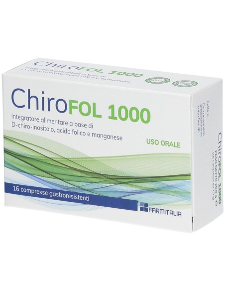 CHIROFOL 1000 16 COMPRESSE GASTRORESISTENTI