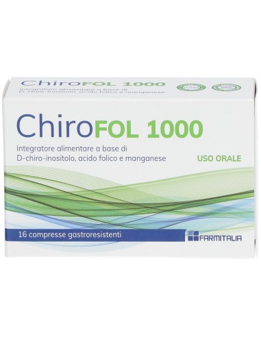 CHIROFOL 1000 16 COMPRESSE GASTRORESISTENTI