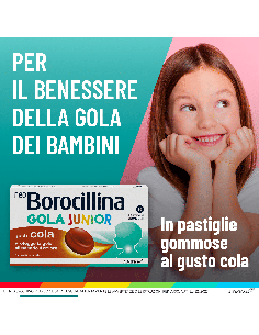 NEOBOROCILLINA GOLA JUNIOR 15 PASTIGLIE GUSTO COLA 2