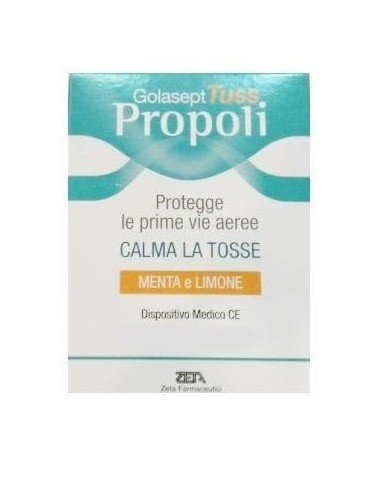 GOLASEPT TUSS PROPOLI CPR TOSSE DISPOSITIVO MEDICO COMPRESSE MASTICABILI ALLA PROPOLI IN ASTUCCIO