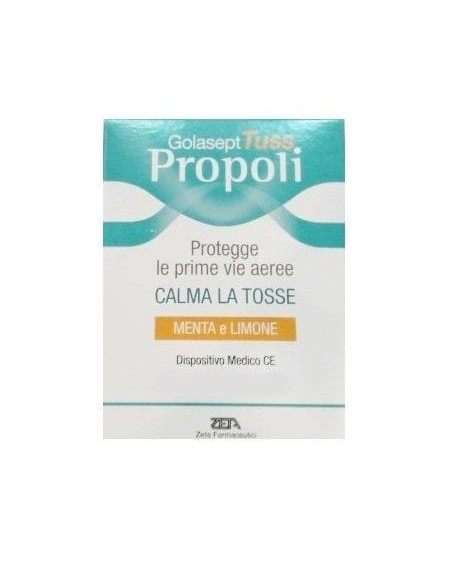 GOLASEPT TUSS PROPOLI CPR TOSSE DISPOSITIVO MEDICO COMPRESSE MASTICABILI ALLA PROPOLI IN ASTUCCIO