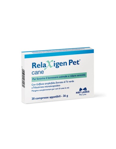 RELAXIGEN PET CANE BLISTER 20 COMPRESSE APPETIBILI