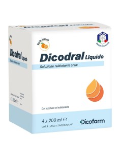 DICODRAL LIQUIDO SOLUZIONE REIDRATANTE ORALE 4 X 200 ML