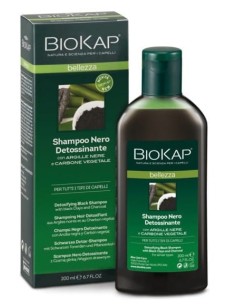 BIOKAP BELLEZZA SHAMPOO NERO DETOSSINANTE 200 ML BIOSLINE