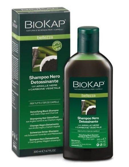 BIOKAP BELLEZZA SHAMPOO NERO DETOSSINANTE 200 ML BIOSLINE
